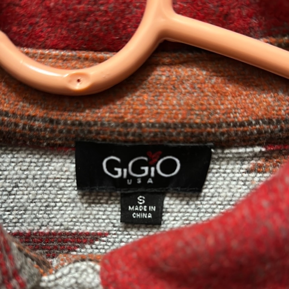 Colorful Aztec Patterned Button-Up Jacket - image 3